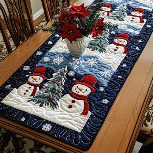 Snowmen Quilted Table Runner GFTOTP12484