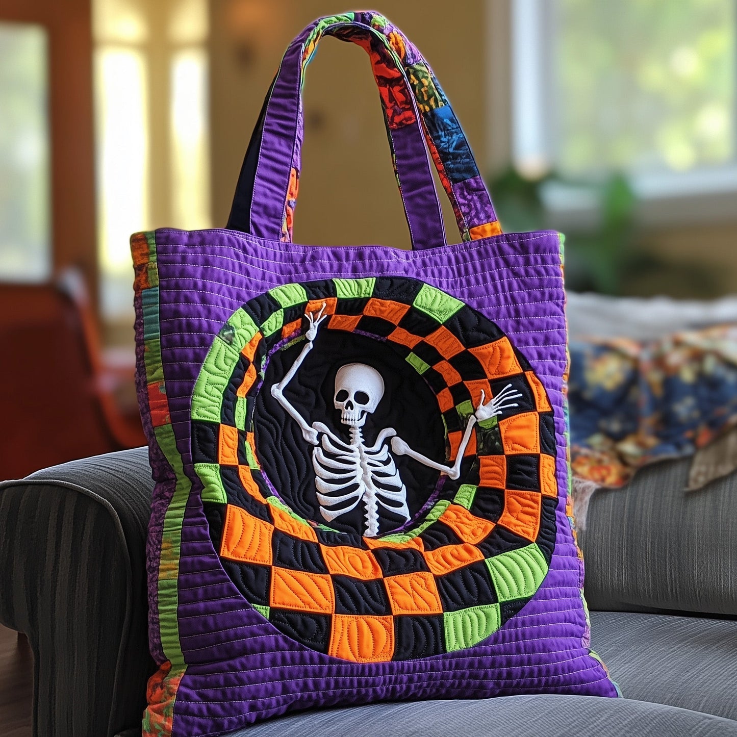 Spooky Season Quilted Tote Bag GFTOTP12496