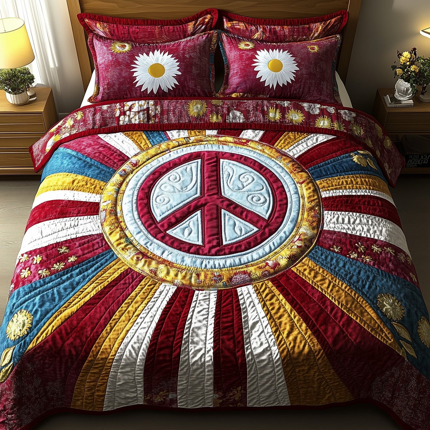 Golden Peace Duvet Cover Set GFTOTP12506
