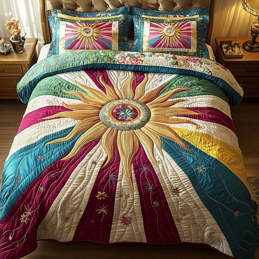 Golden Sunburst Duvet Cover Set GFTOTP12510