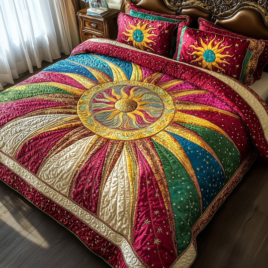 Golden Sunburst Duvet Cover Set GFTOTP12511