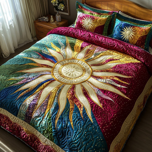 Golden Sunburst Duvet Cover Set GFTOTP12512