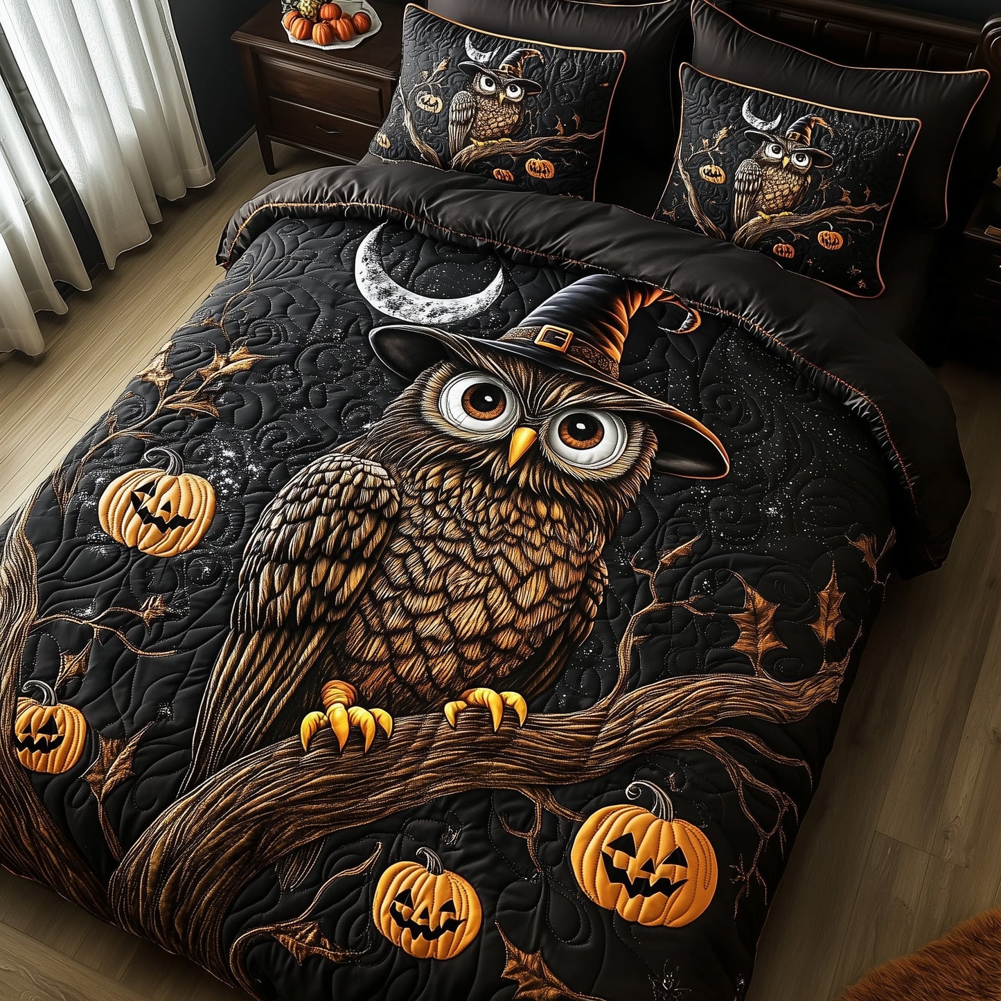 Bewitched Owl Duvet Cover Set GFTOTP12526
