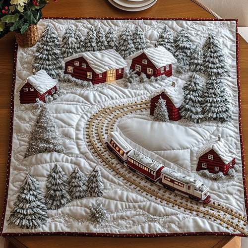Holiday Village Quilted Table Topper GFTOTP12536