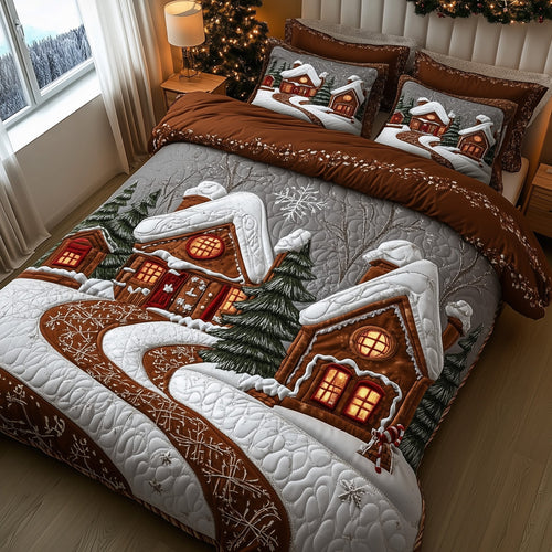 Gingerbread Town Duvet Cover Set GFTOTP12550