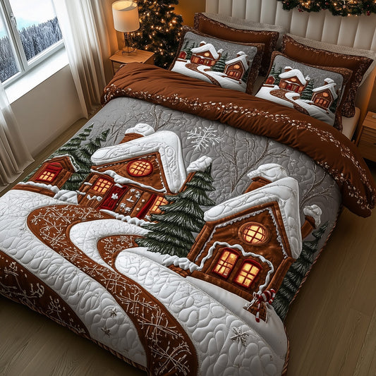 Gingerbread Town Duvet Cover Set GFTOTP12550
