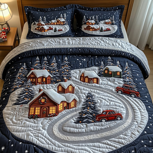 Yuletide Village Duvet Cover Set GFTOTP12551