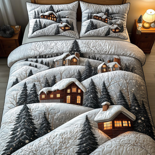 Yuletide Village Duvet Cover Set GFTOTP12553