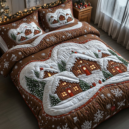 Gingerbread Town Duvet Cover Set GFTOTP12557