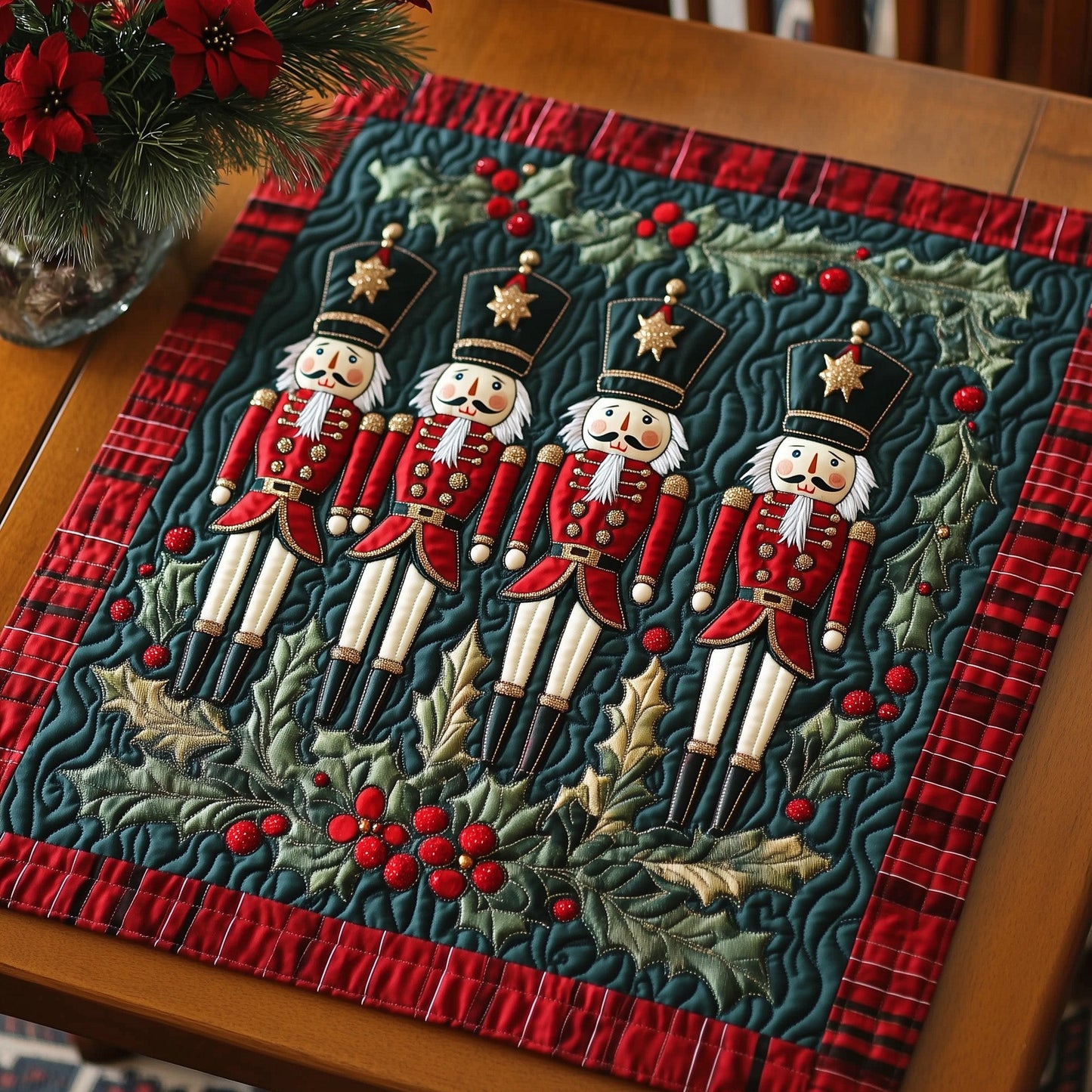 Nutcracker Quilted Table Topper GFTOTP12586