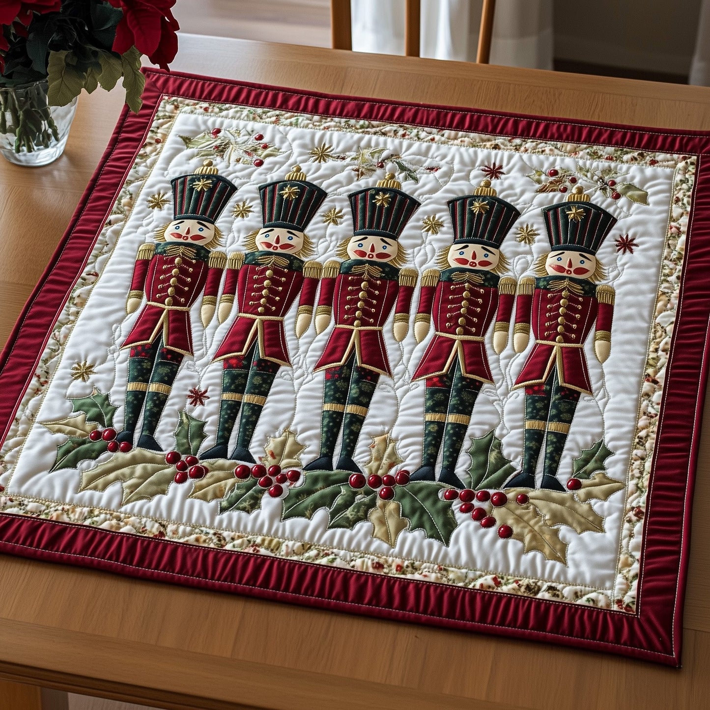 Nutcracker Quilted Table Topper GFTOTP12587