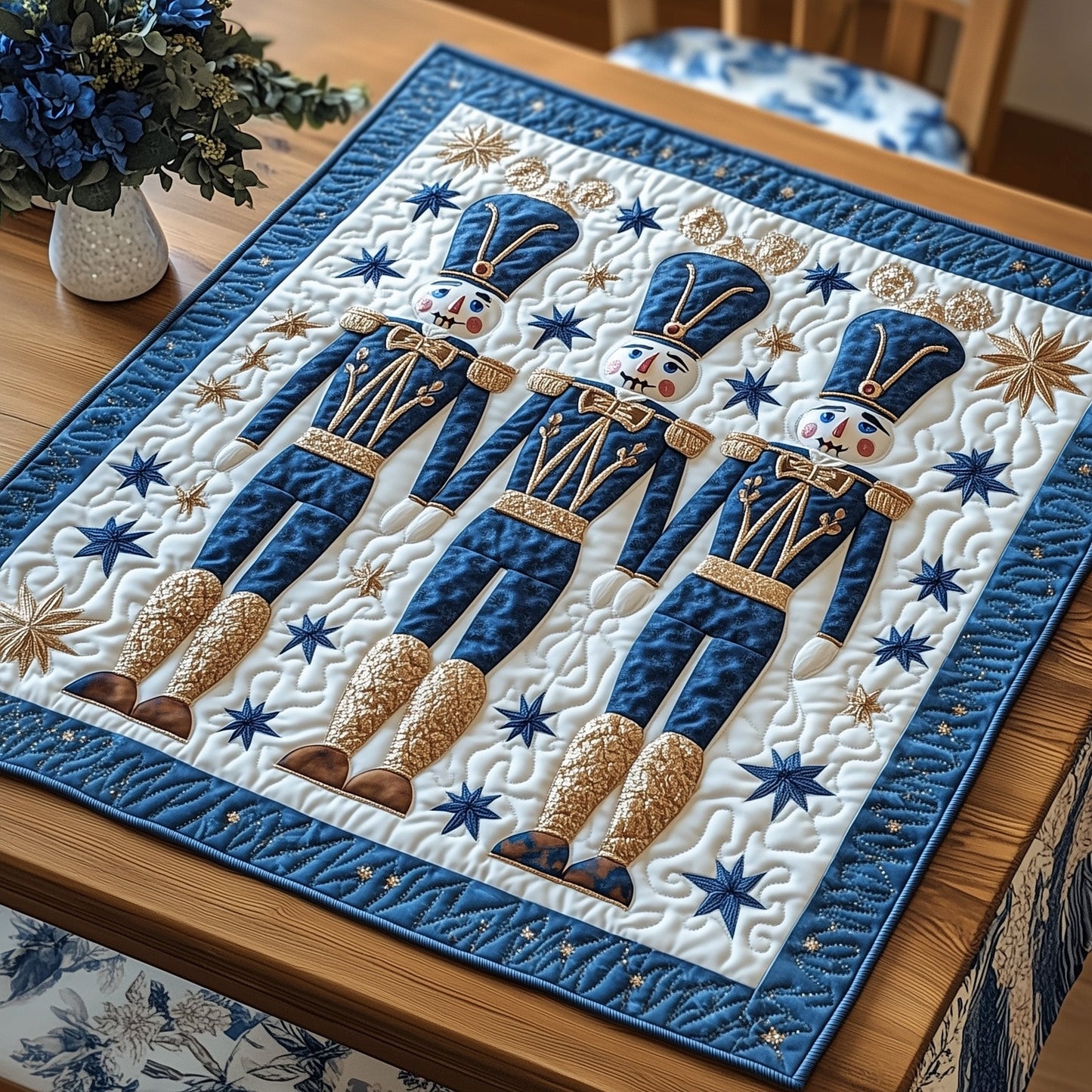 Nutcracker Quilted Table Topper GFTOTP12591