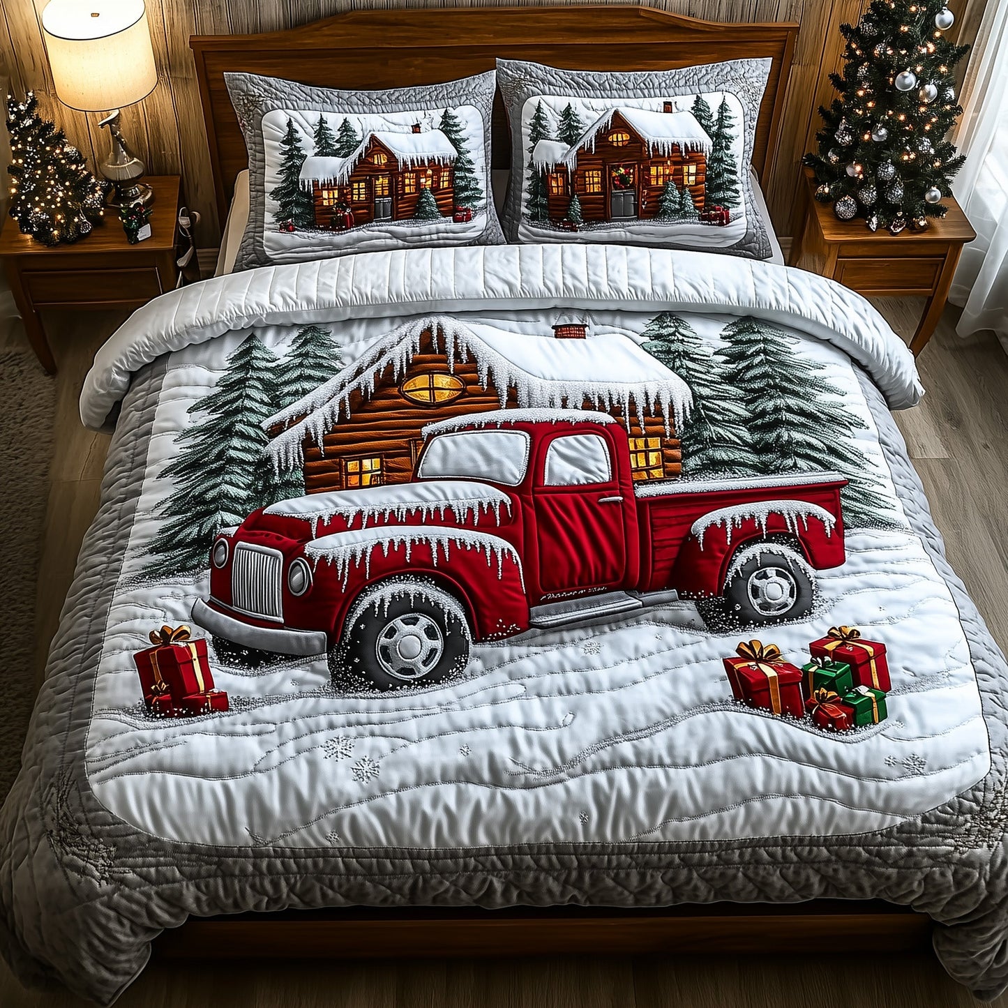 Festive Lodge Duvet Cover Set GFTOTP12604