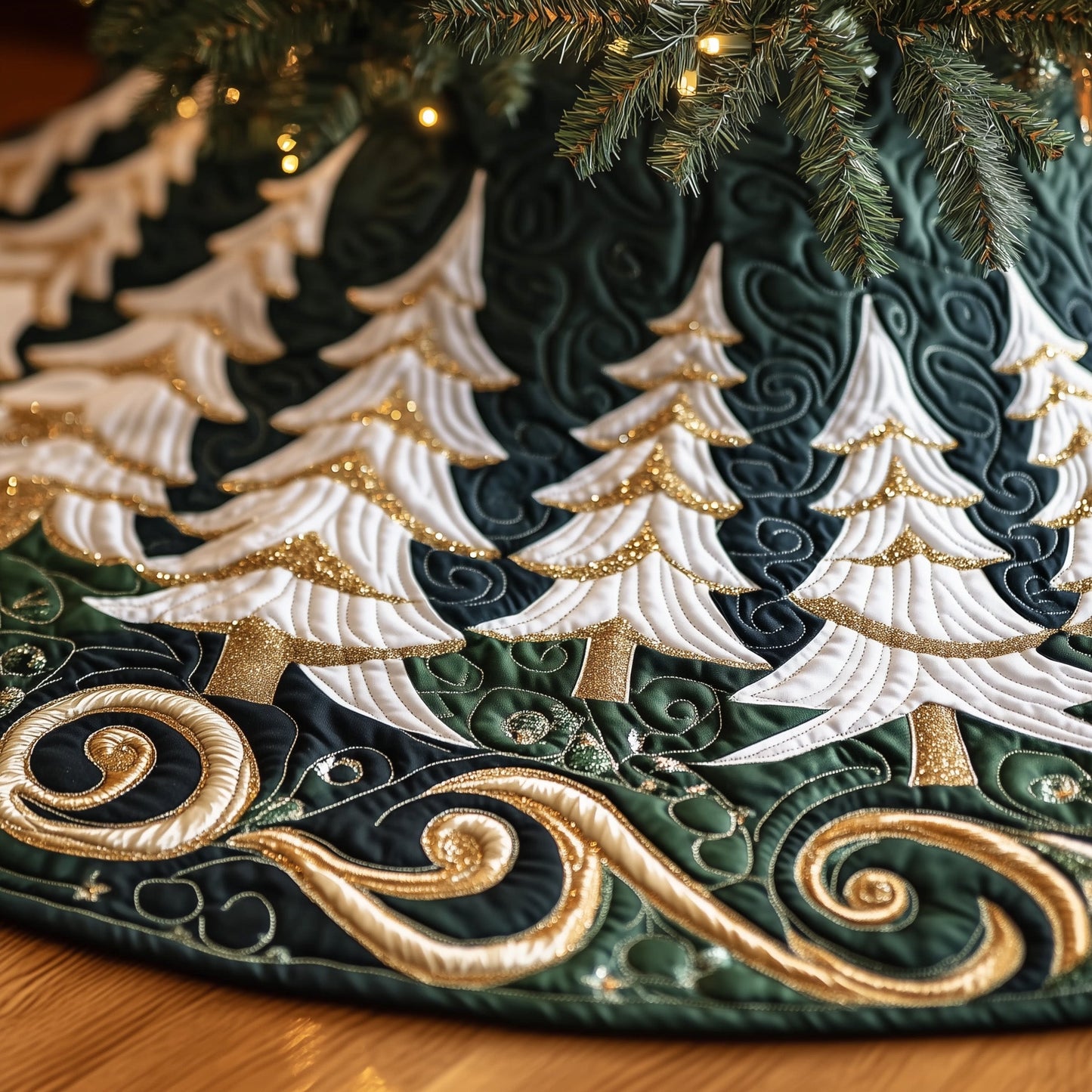 Christmas Tree Quilted Tree Skirt GFTOTP12627