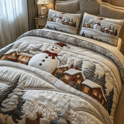 Snowman Town Duvet Cover Set GFTOTP12635
