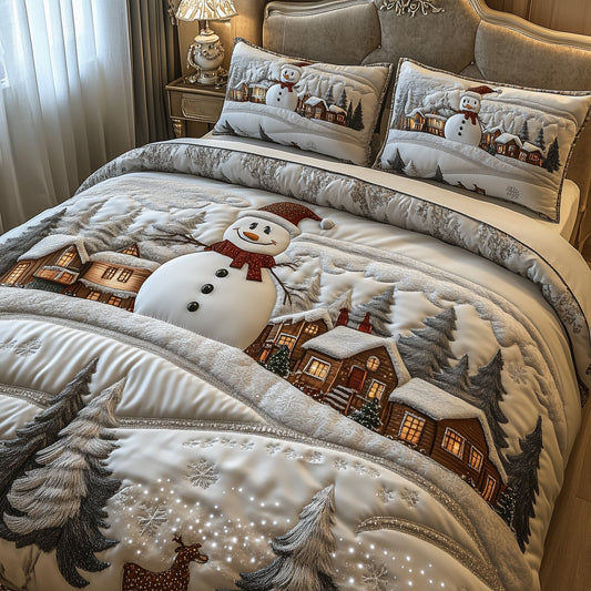 Snowman Town Duvet Cover Set GFTOTP12635