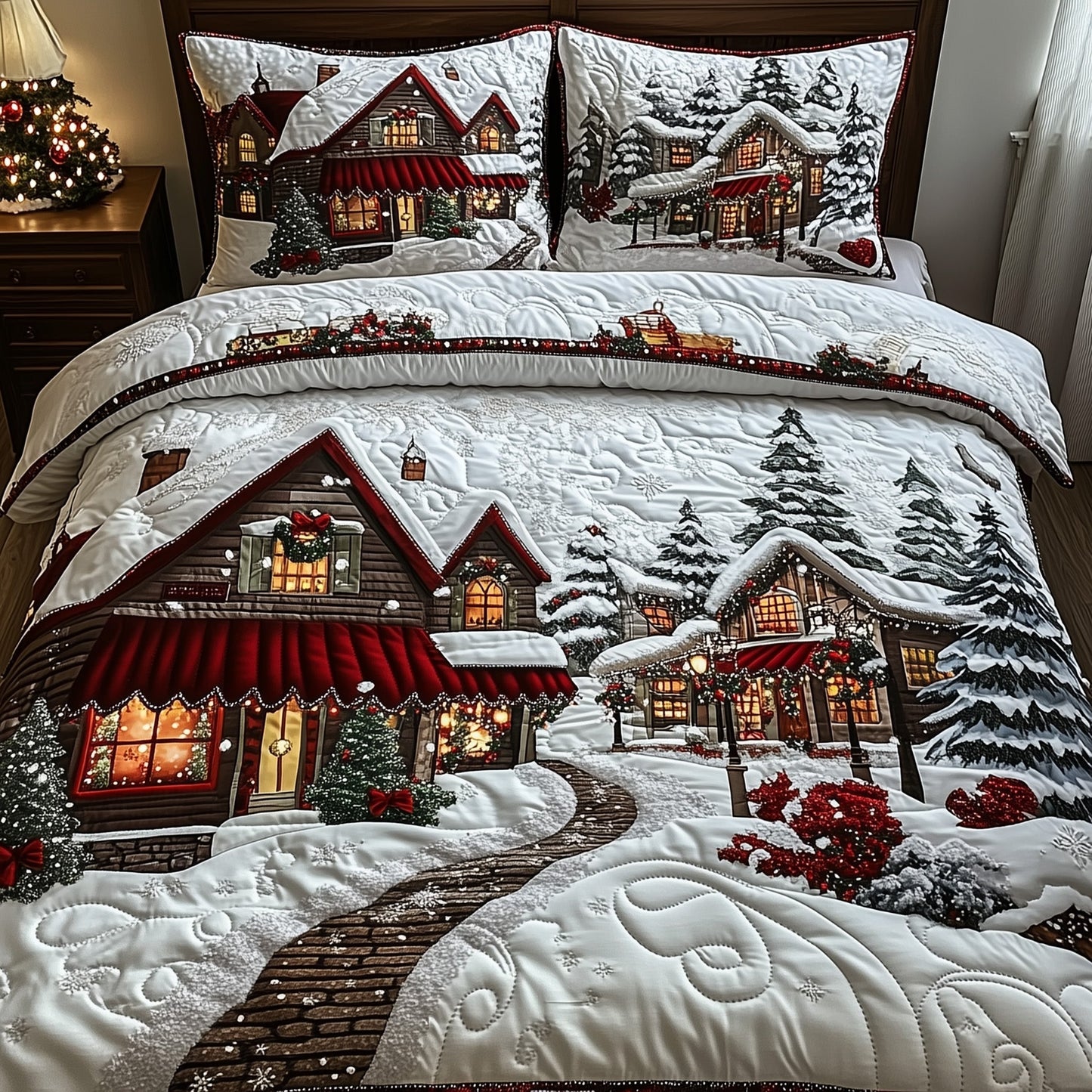 Christmas Town Duvet Cover Set GFTOTP12639