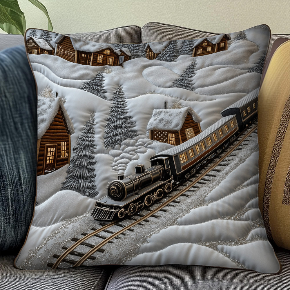 Christmas Express Quilted Pillow Case GFTOTP12654