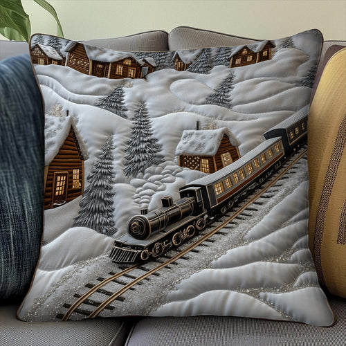 Christmas Express Quilted Pillow Case GFTOTP12654