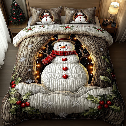 Festive Frosty Duvet Cover Set GFTOTP12656