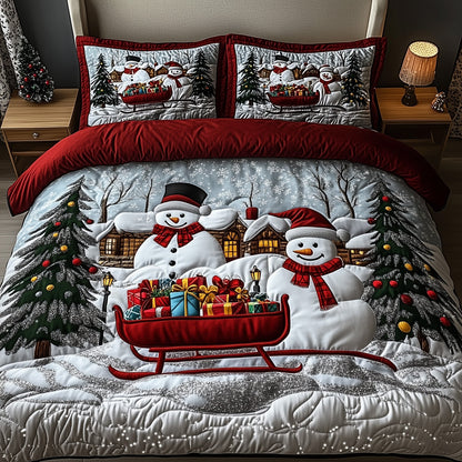 Festive Frosty Duvet Cover Set GFTOTP12657