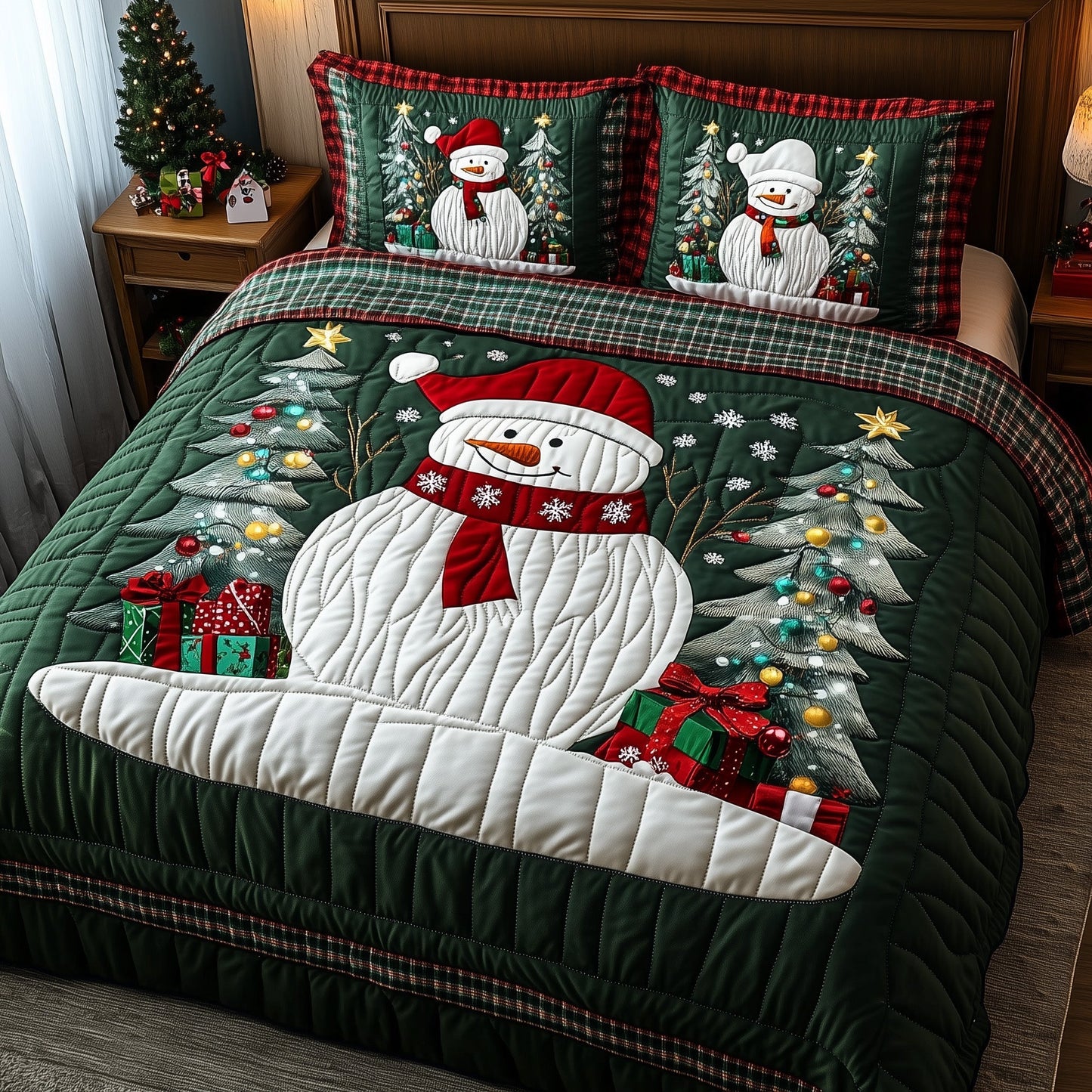 Festive Frosty Duvet Cover Set GFTOTP12661