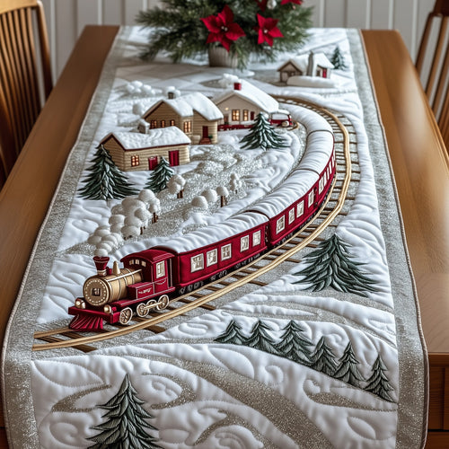 Holiday Express Quilted Table Runner GFTOTP12664