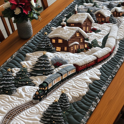 Holiday Express Quilted Table Runner GFTOTP12667