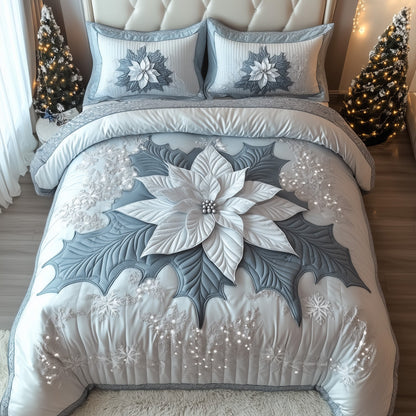 Holiday Poinsettia Duvet Cover Set GFTOTP12684