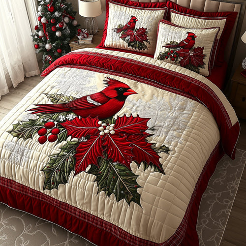 Holiday Poinsettia Duvet Cover Set GFTOTP12688