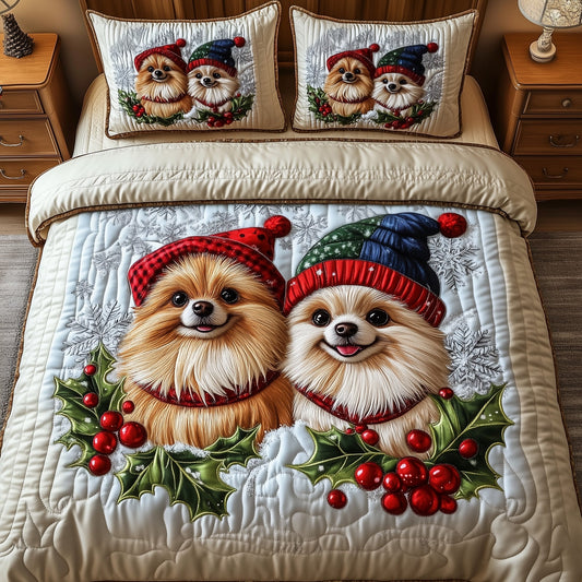 Jolly Pomeranian Duvet Cover Set GFTOTP12693