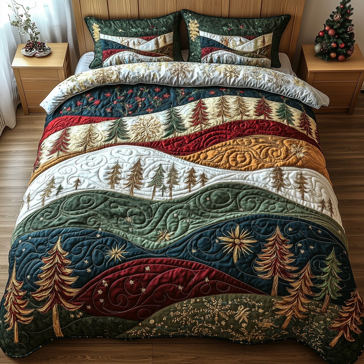 Yuletide Wonderland Duvet Cover Set GFTOTP12728