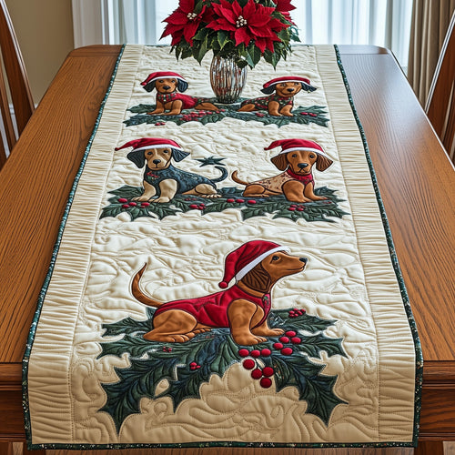 Jolly Weiner Quilted Table Runner GFTOTP12753