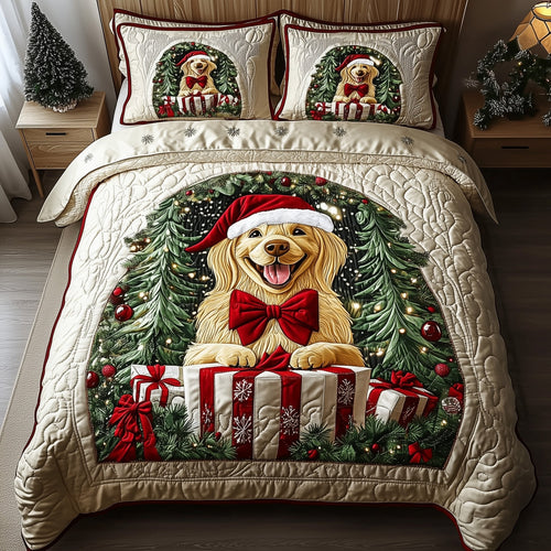 Golden Holiday Duvet Cover Set GFTOTP12757