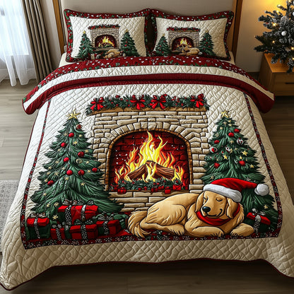 Golden Holiday Duvet Cover Set GFTOTP12759