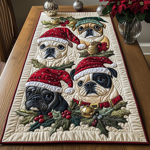 Bulldog Charm Quilted Table Runner GFTOTP12766