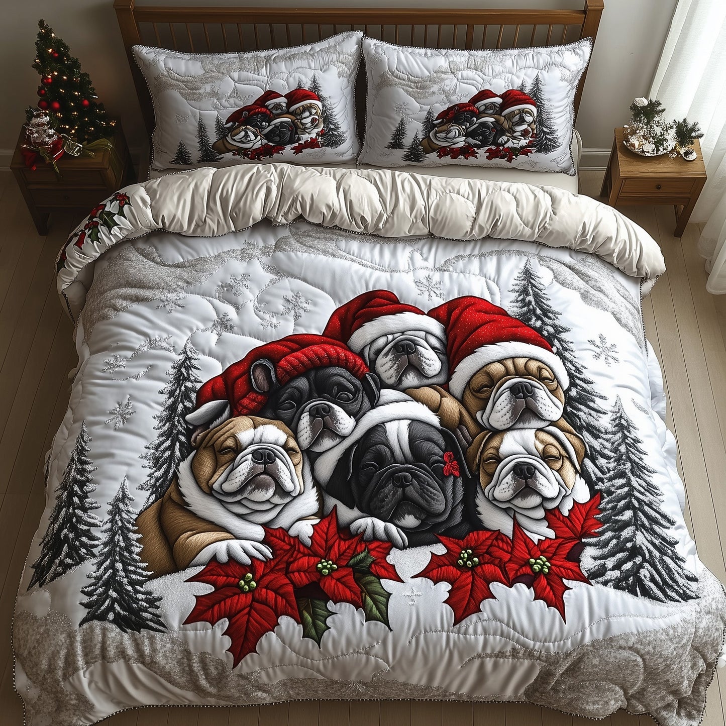 Bulldog Charm Duvet Cover Set GFTOTP12776