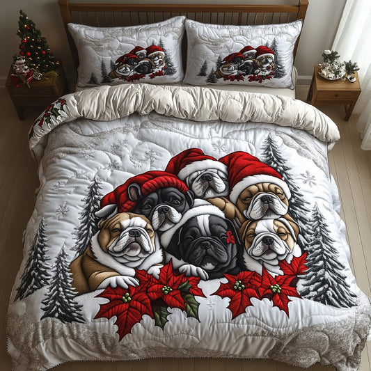 Bulldog Charm Duvet Cover Set GFTOTP12776