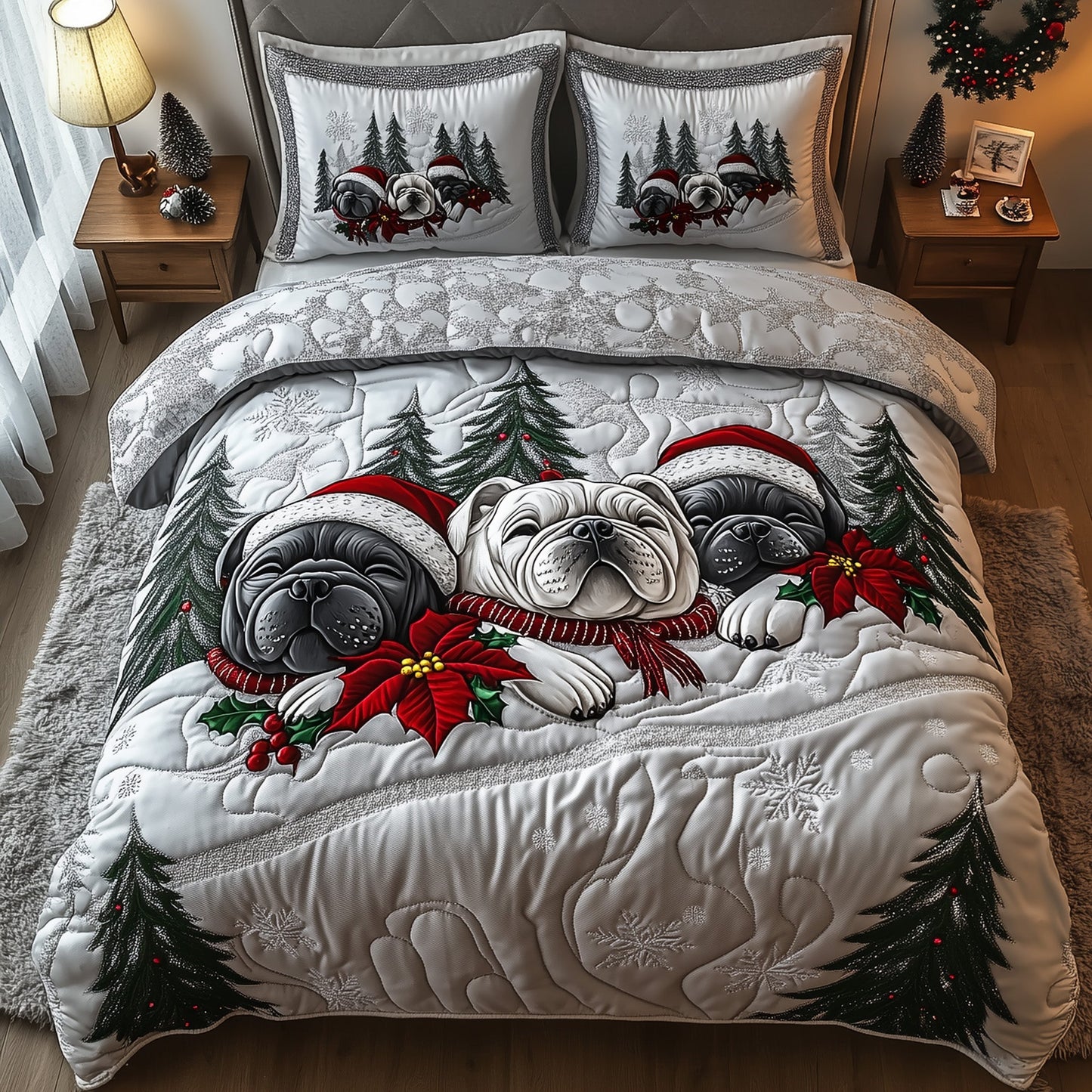 Bulldog Charm Duvet Cover Set GFTOTP12777