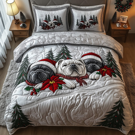 Bulldog Charm Duvet Cover Set GFTOTP12777
