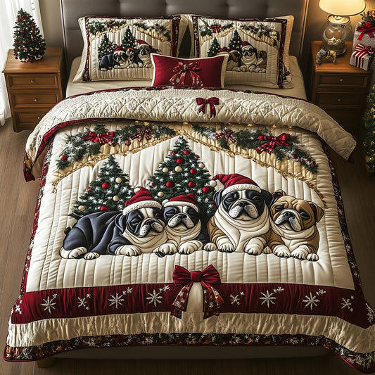 Bulldog Charm Duvet Cover Set GFTOTP12778