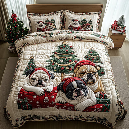 Bulldog Charm Duvet Cover Set GFTOTP12779