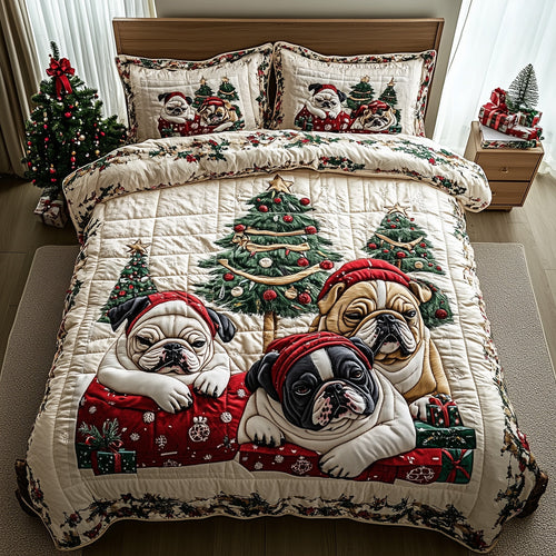 Bulldog Charm Duvet Cover Set GFTOTP12779