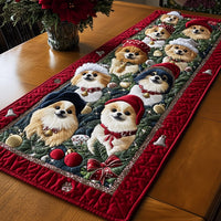 Jolly Pomeranian Quilted Table Runner GFTOTP12802