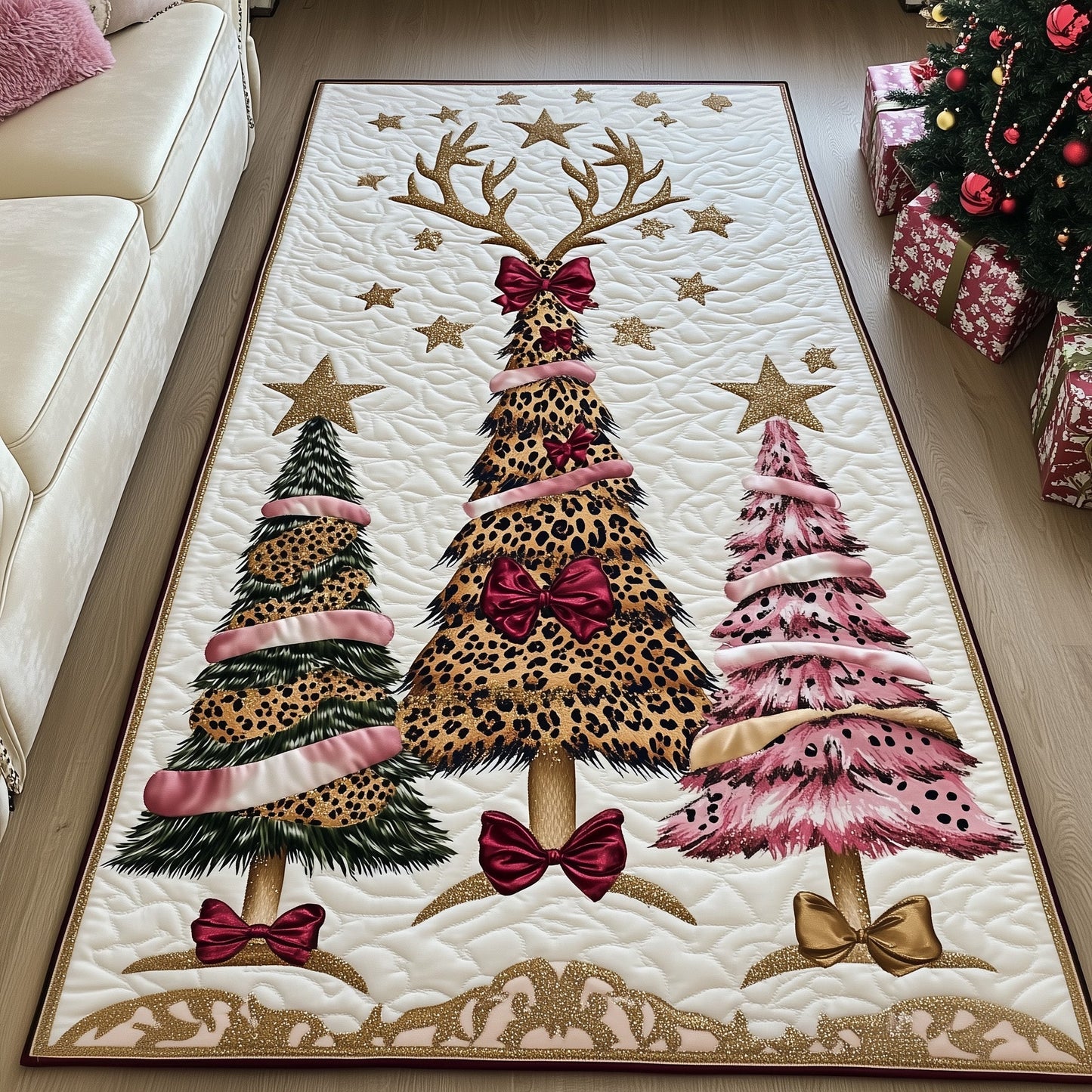 Christmas Tree Runner Rug GFTOTP12848