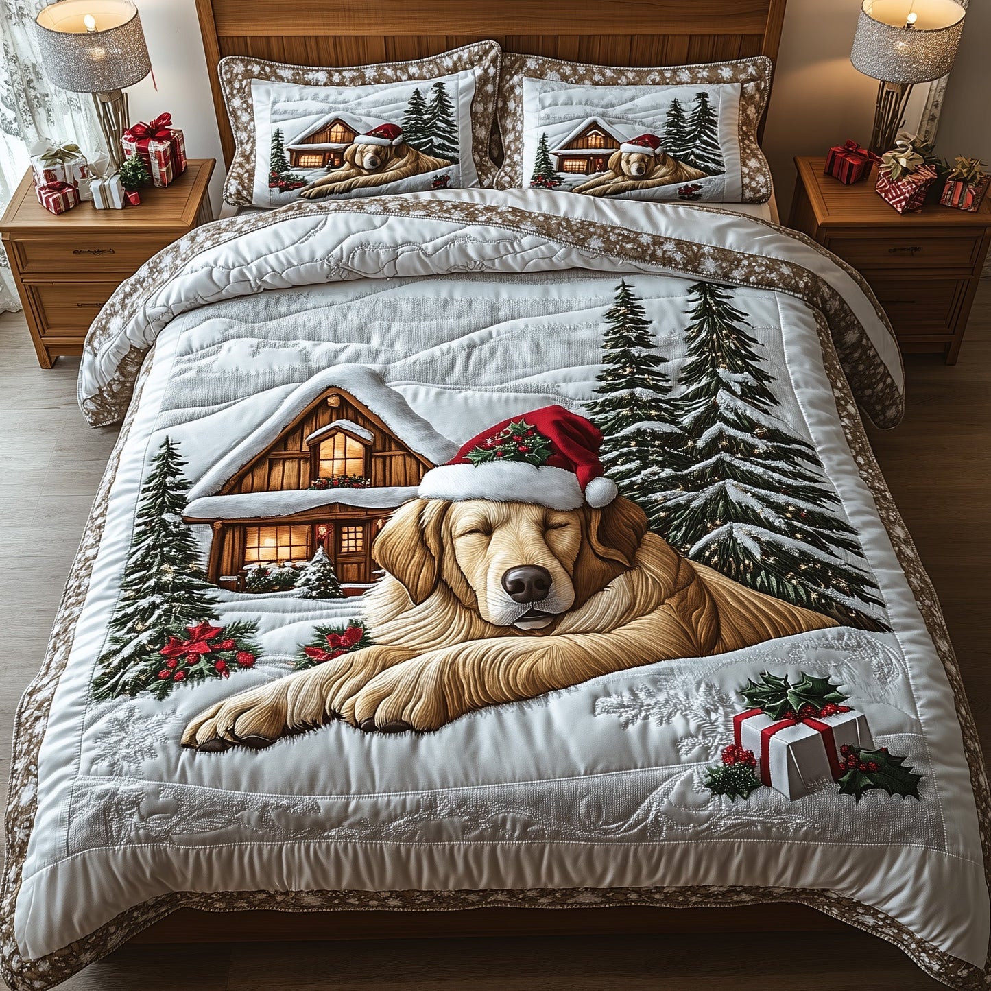 Golden Retriever Charm Duvet Cover Set GFTOTP12879