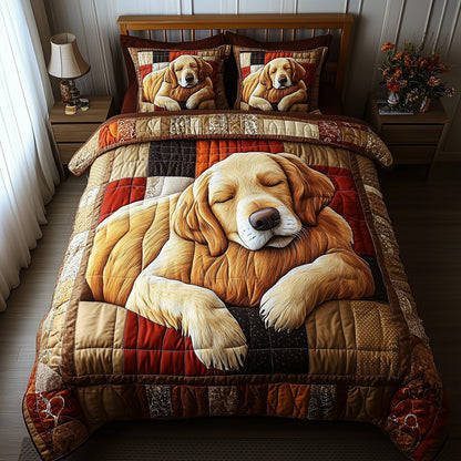 Sleepy Golden Retriever Duvet Cover Set GFTOTP12883