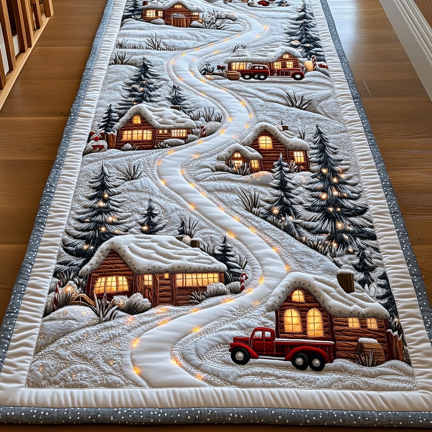 Holiday Village Runner Rug GFTOTP12914