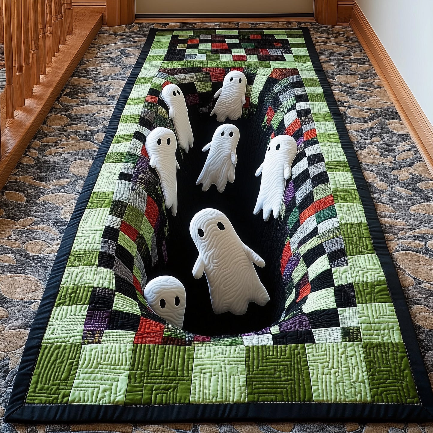 Ghostly Trail Runner Rug GFTOTP12916