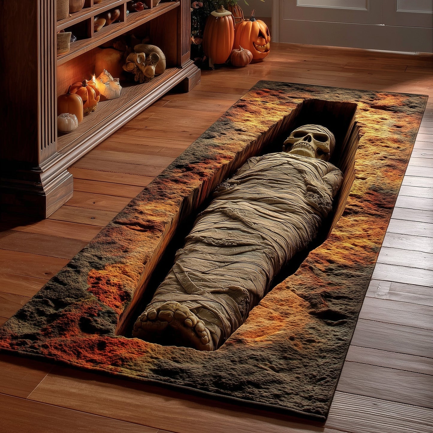 Haunted Tomb Runner Rug GFTOTP12925